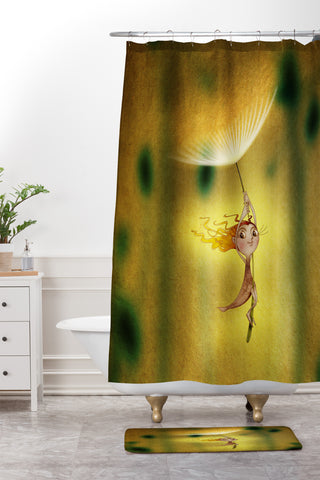 Jose Luis Guerrero Fly Shower Curtain And Mat