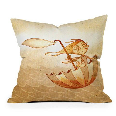 Jose Luis Guerrero Freedom 2 Outdoor Throw Pillow