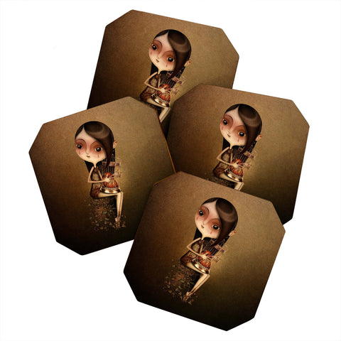 Jose Luis Guerrero Gold Cage Coaster Set
