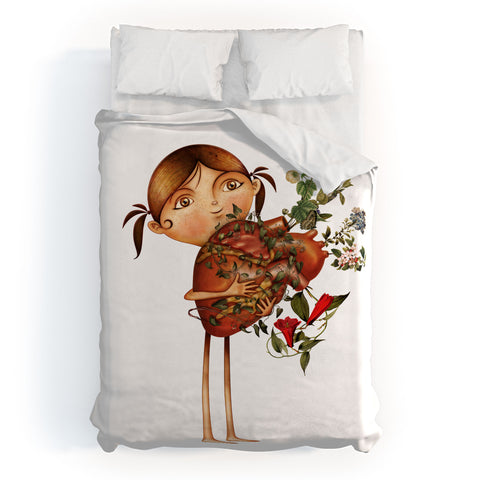 Jose Luis Guerrero Happy Place Duvet Cover