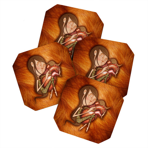 Jose Luis Guerrero Lullaby2 Coaster Set