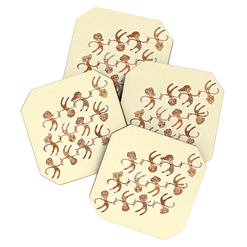 Jose Luis Guerrero People Coaster Set