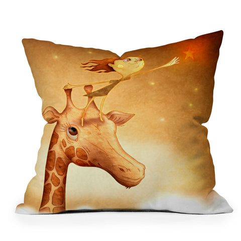Jose Luis Guerrero Star 1 Outdoor Throw Pillow