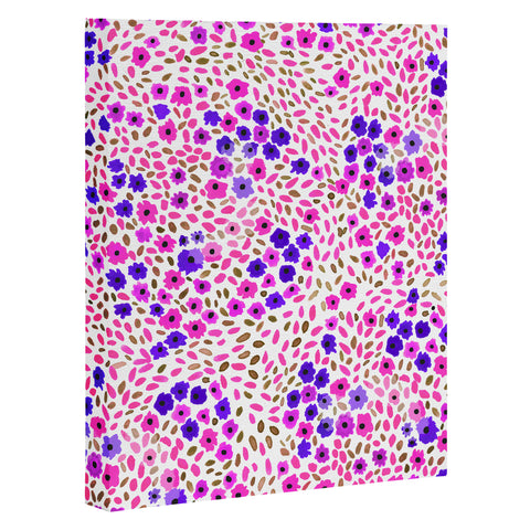 Joy Laforme Azalea In Purple Art Canvas