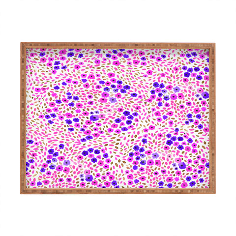 Joy Laforme Azalea In Purple Rectangular Tray