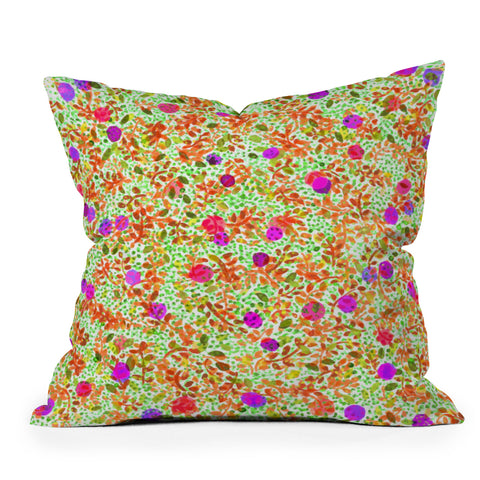 Joy Laforme Berry Tree I Outdoor Throw Pillow