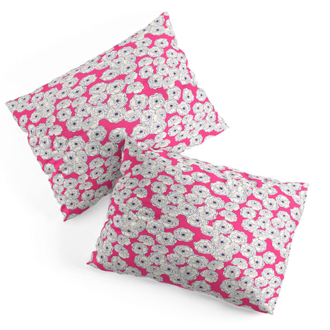 Joy Laforme Floral Sophistication In Pink Pillow Shams
