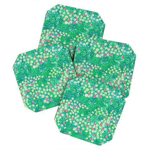 Joy Laforme Fresh Flower Fields Coaster Set