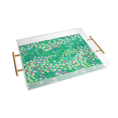 Joy Laforme Fresh Flower Fields Acrylic Tray
