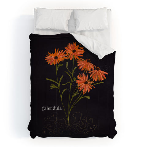 Joy Laforme Herb Garden Calendula Comforter