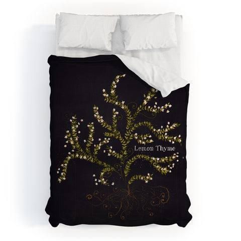 Joy Laforme Herb Garden Lemon Thyme Comforter