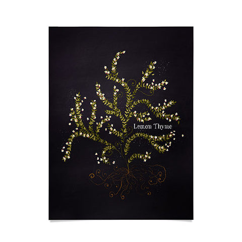 Joy Laforme Herb Garden Lemon Thyme Poster