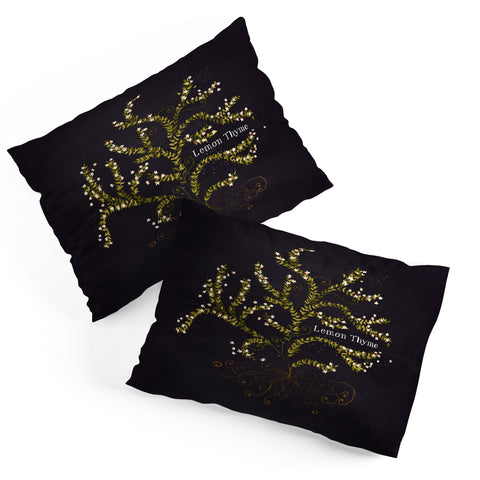 Joy Laforme Herb Garden Lemon Thyme Pillow Shams