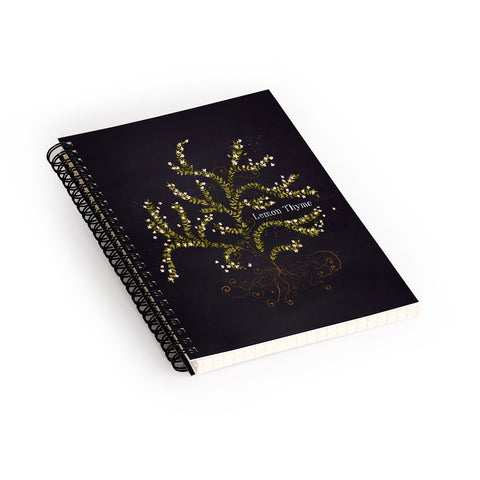 Joy Laforme Herb Garden Lemon Thyme Spiral Notebook