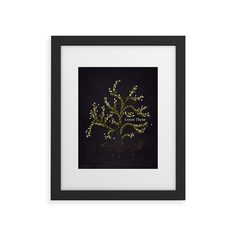 Joy Laforme Herb Garden Lemon Thyme Framed Art Print