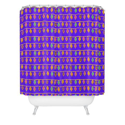 Joy Laforme Moroccan Lanterns Deco Shower Curtain