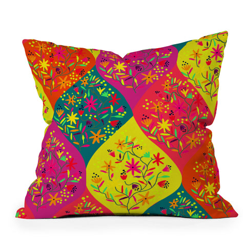 Joy Laforme Moroccan Party 1 Outdoor Throw Pillow