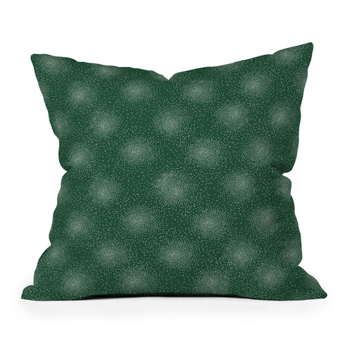 Joy Laforme Snow Burst Outdoor Throw Pillow