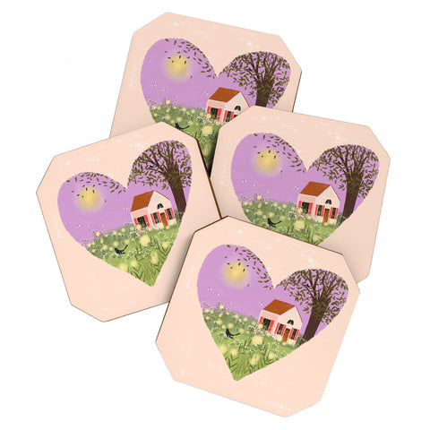 Joy Laforme Spring is Coming II Coaster Set