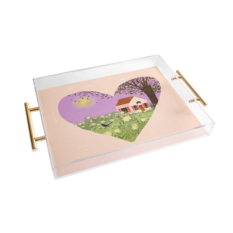Joy Laforme Spring is Coming II Acrylic Tray