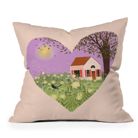 Joy Laforme Spring is Coming II Outdoor Throw Pillow