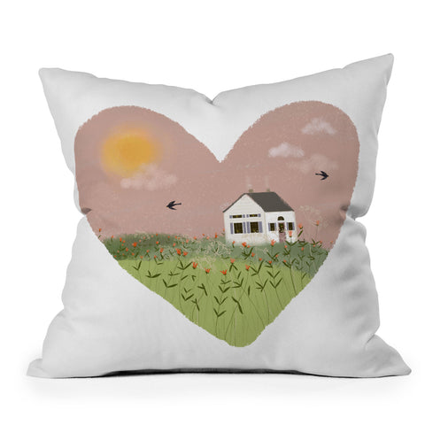 Joy Laforme Spring is Coming Outdoor Throw Pillow