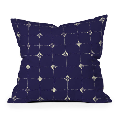 Joy Laforme Star Geo Outdoor Throw Pillow