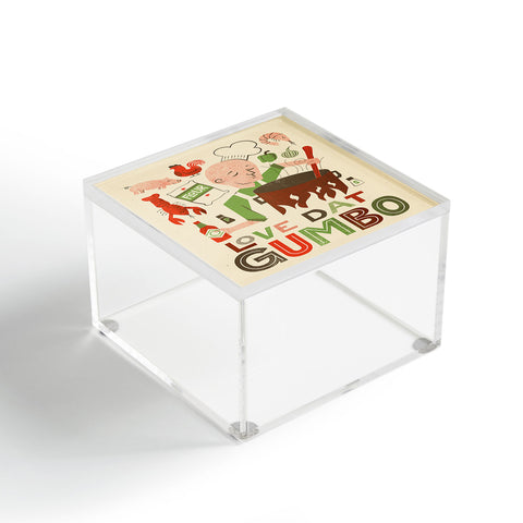 Jude Landry Love Dat Gumbo Acrylic Box