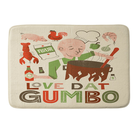 Jude Landry Love Dat Gumbo Memory Foam Bath Mat