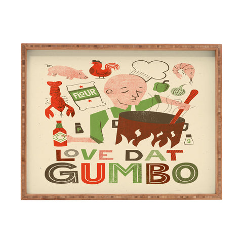 Jude Landry Love Dat Gumbo Rectangular Tray
