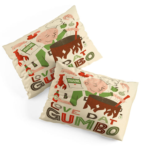 Jude Landry Love Dat Gumbo Pillow Shams