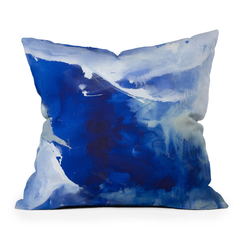 Julia Contacessi House of Sapphire No 2 Outdoor Throw Pillow