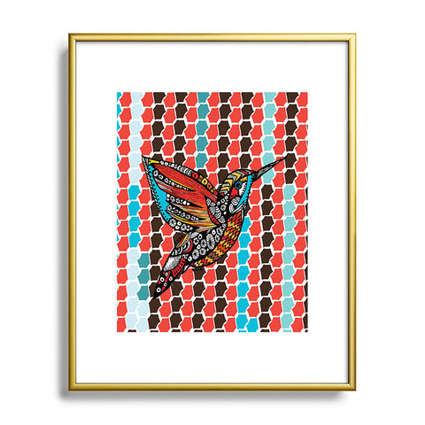 Julia Da Rocha Humm Metal Framed Art Print