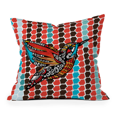 Julia Da Rocha Humm Outdoor Throw Pillow