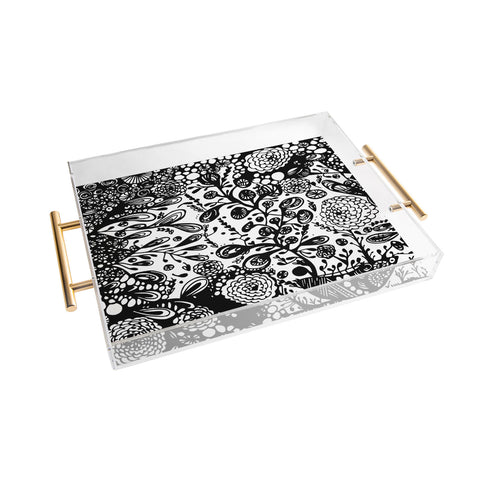 Julia Da Rocha Wild Bouquet Acrylic Tray