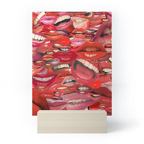Julia Walck The Word on Everyones Lips Mini Art Print