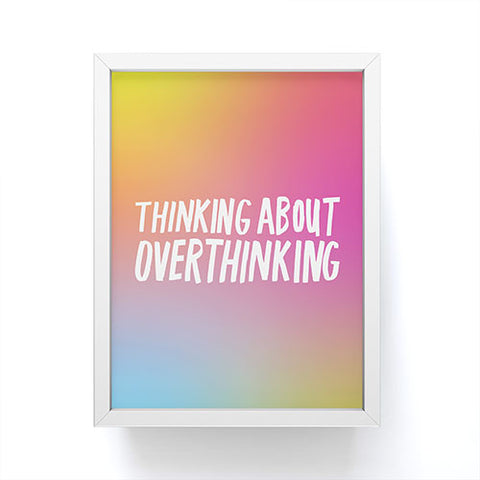 Julia Walck Thinking About Overthinking I Framed Mini Art Print