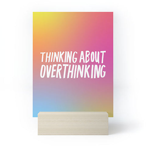 Julia Walck Thinking About Overthinking I Mini Art Print
