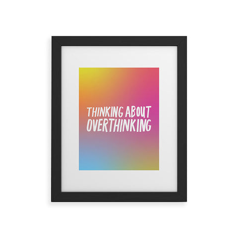 Julia Walck Thinking About Overthinking I Framed Art Print
