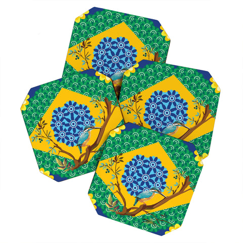 Juliana Curi Brazil Flag Coaster Set