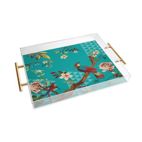 Juliana Curi Chinese Bird Acrylic Tray