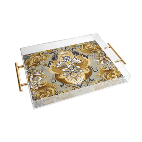 Juliana Curi Classic Flower Acrylic Tray