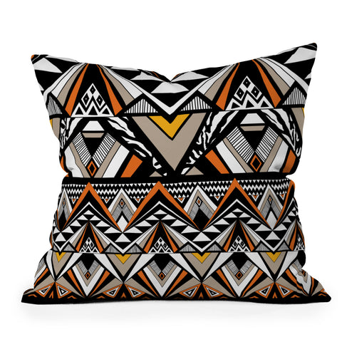 Juliana Curi Etnic Night Outdoor Throw Pillow