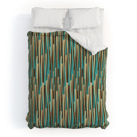 Juliana Curi Grass Modern Duvet Cover