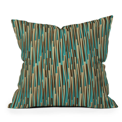 Juliana Curi Grass Modern Outdoor Throw Pillow