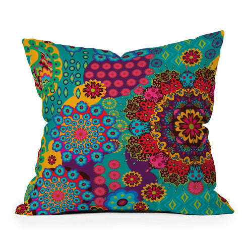 Juliana Curi Indu2 Outdoor Throw Pillow