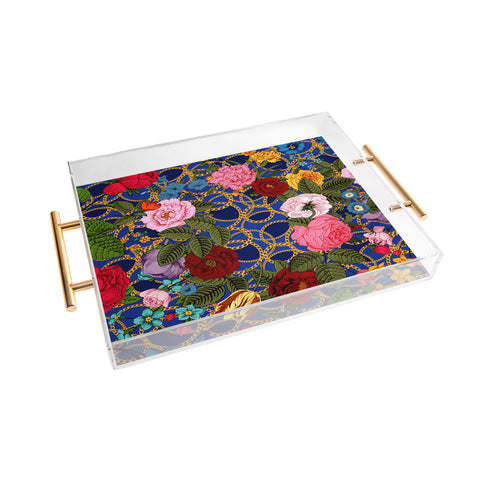 Juliana Curi Luxury Blue Acrylic Tray