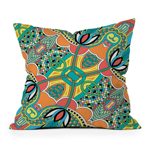 Juliana Curi Mandra2 Outdoor Throw Pillow