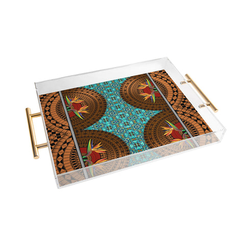 Juliana Curi maori3 Acrylic Tray