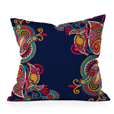 Juliana Curi Mix Pattern 1 Outdoor Throw Pillow